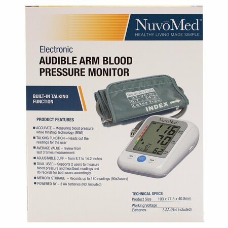 Nuvomed Talking Series Blood Pressure Monitor TBP-6/0923